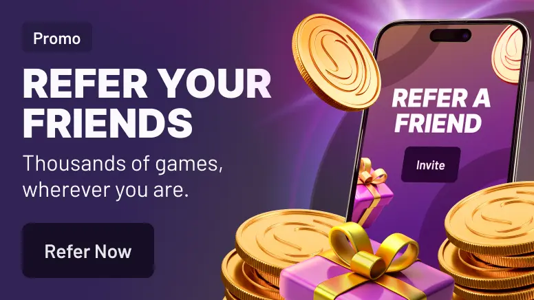 SpinBet Refer Your Friends banner